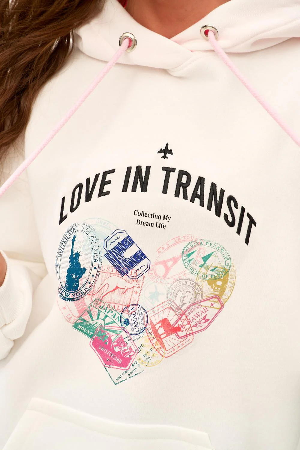 Bluza z kapturem Love in Transit - Image 4