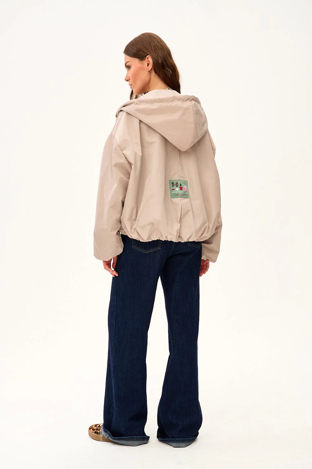 Krótka parka z kapturem Desert Flower - Image 6