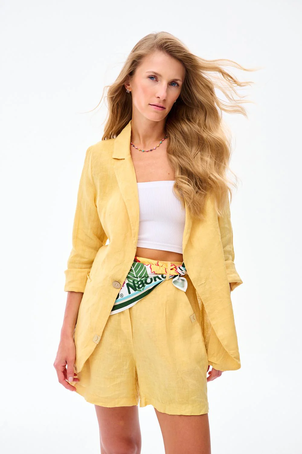 Marynarka lniana Summer Chaser - Image 4