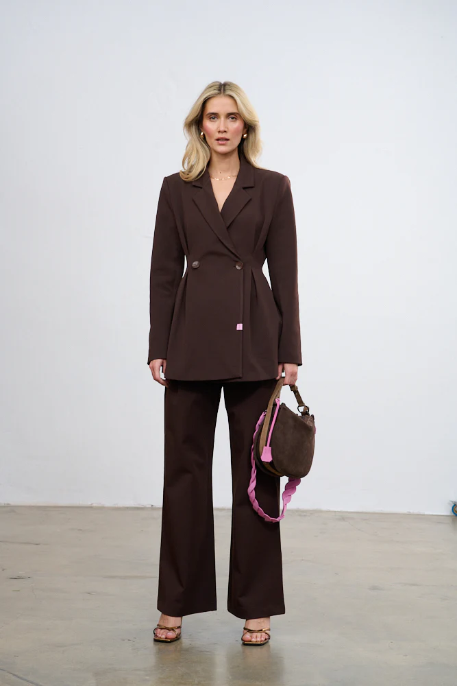 Marynarka taliowana Brown Muse - Image 2