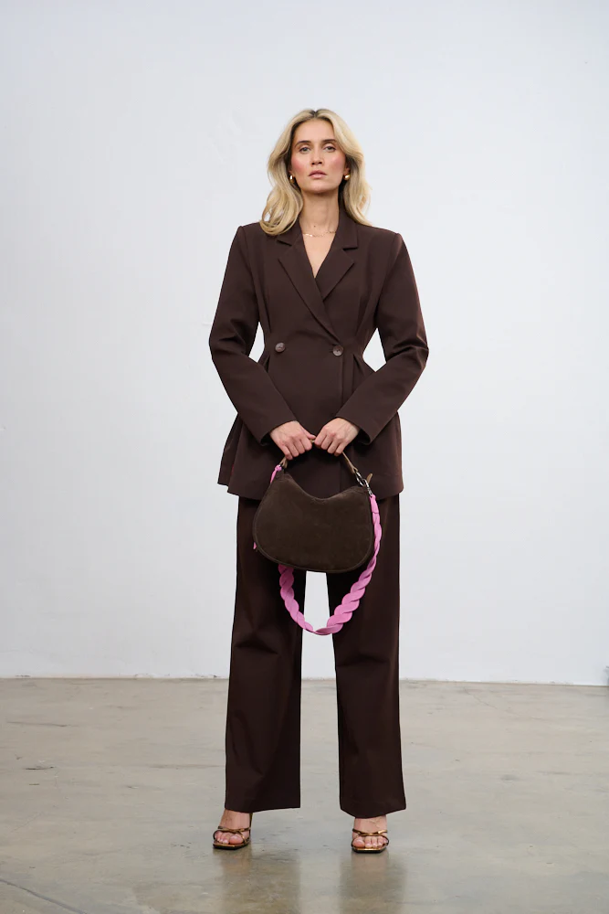 Marynarka taliowana Brown Muse - Image 21