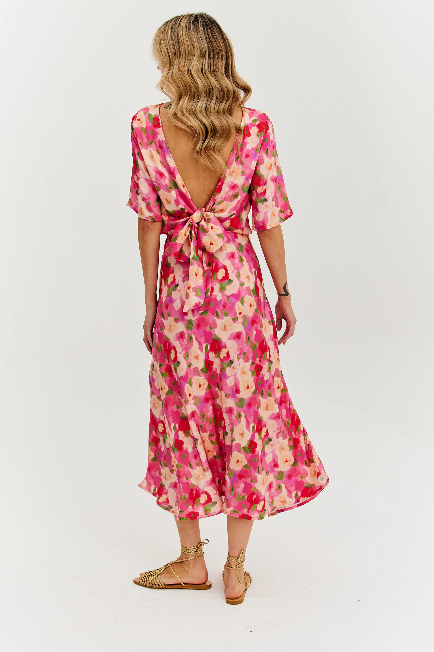 Sukienka midi dwustronna Fleurette - Image 10
