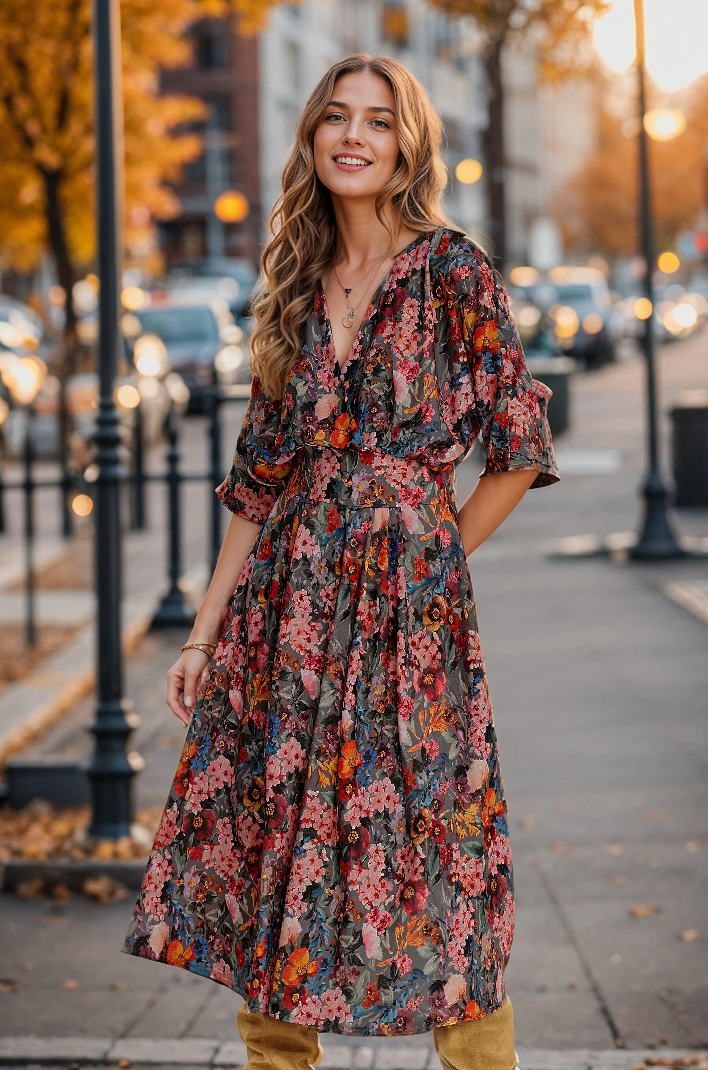 Sukienka midi Floral Sweetness - Image 5