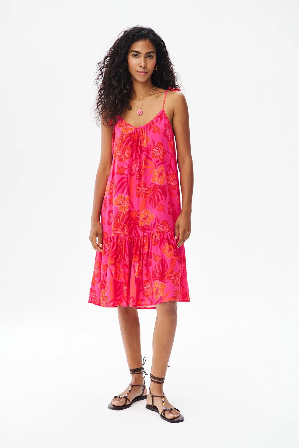 Sukienka mini na ramiączkach Aloha Dress - Image 2