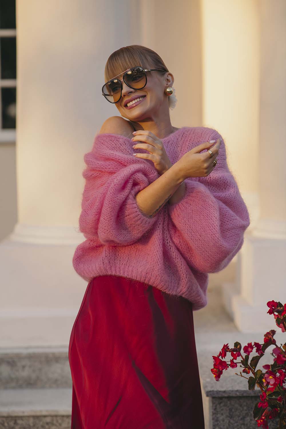 Sweter moherowy Bubblegum - Image 3