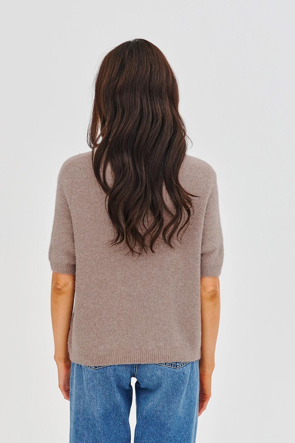Sweter z krótkim rękawem Soft Cappuccino - Image 24