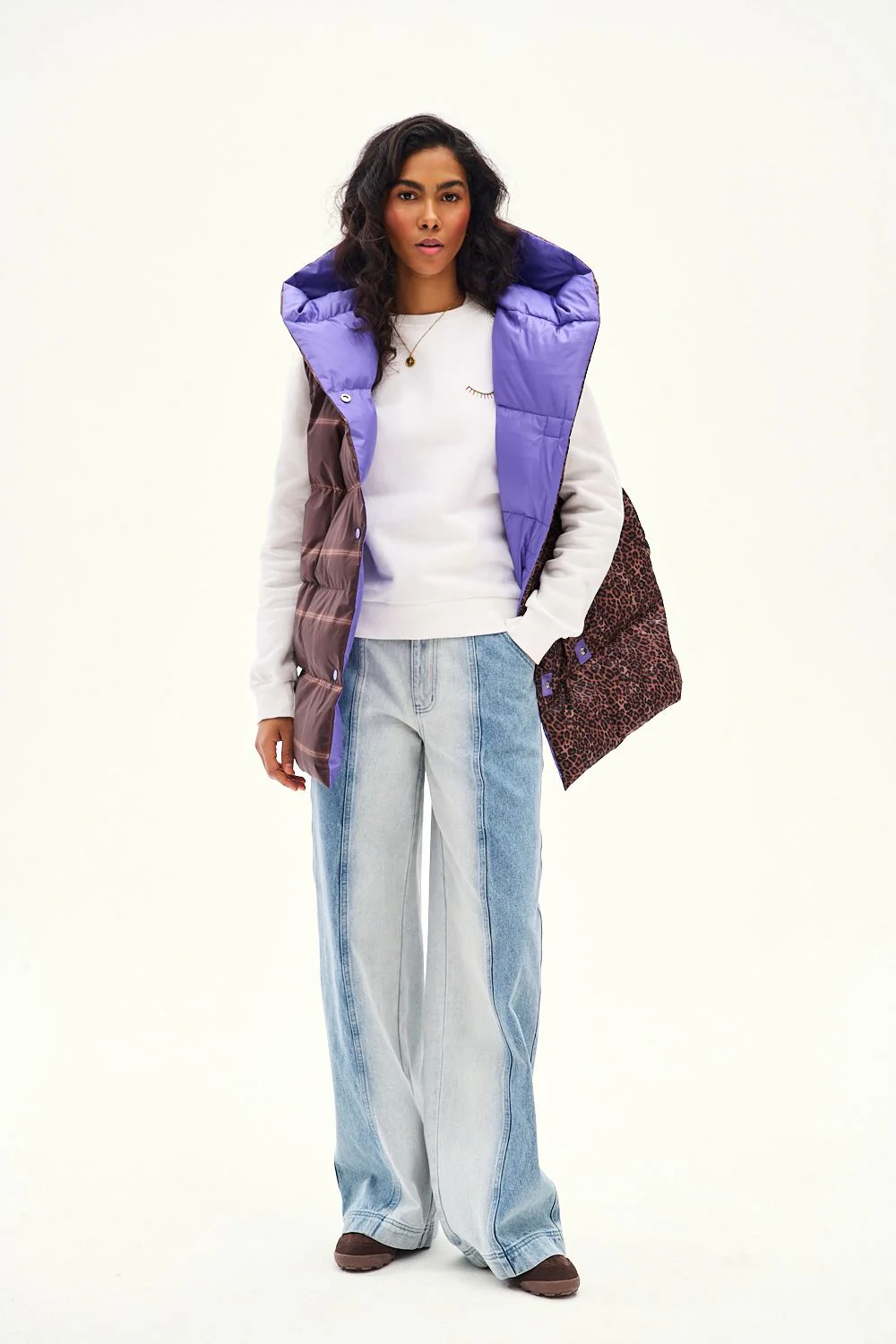 Szerokie spodnie jeansowe Secret Shine - Image 19